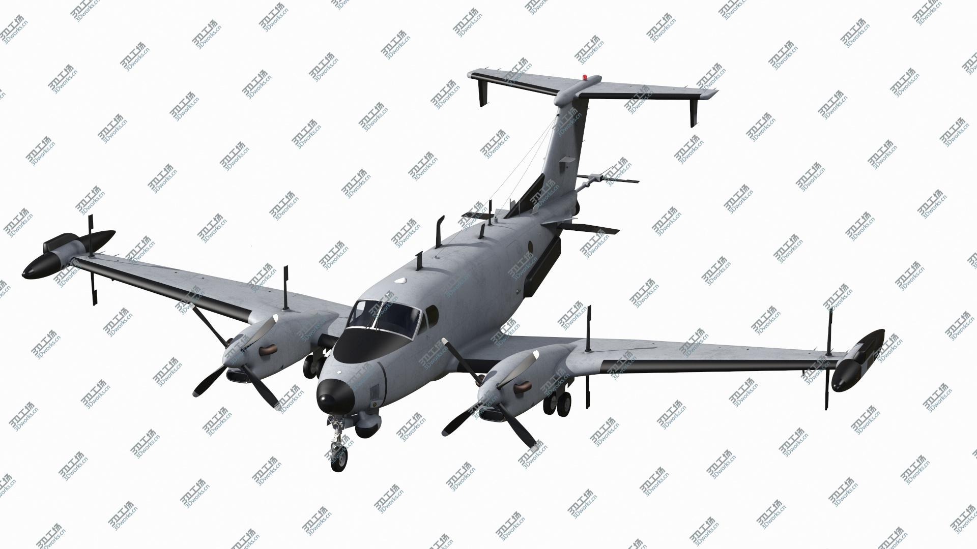 images/goods_img/202104093/3D model Beechcraft RC12 Guardrail/3.jpg